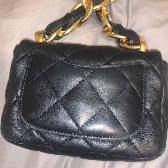 VINTAGE MINI CLASSIC FLAP CHUNKY CHAIN CHANEL - Picture 4 of 6